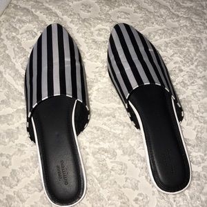 Urban Outfitters Striped Slides